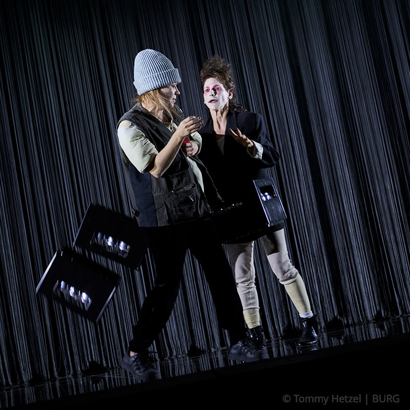 Bibiana Beglau als Hitzkopf, Henry Percy in &bdquo;Sankt Falstaff&ldquo;