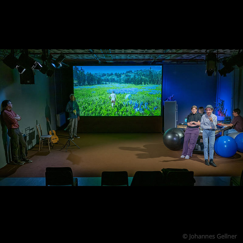 &bdquo;Let&rsquo;s Play I Am Old and Tired&ldquo;, Inszenierung Monika Klengel