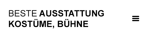 Nominierungen | Beste Ausstattung Kostüme, Bühne